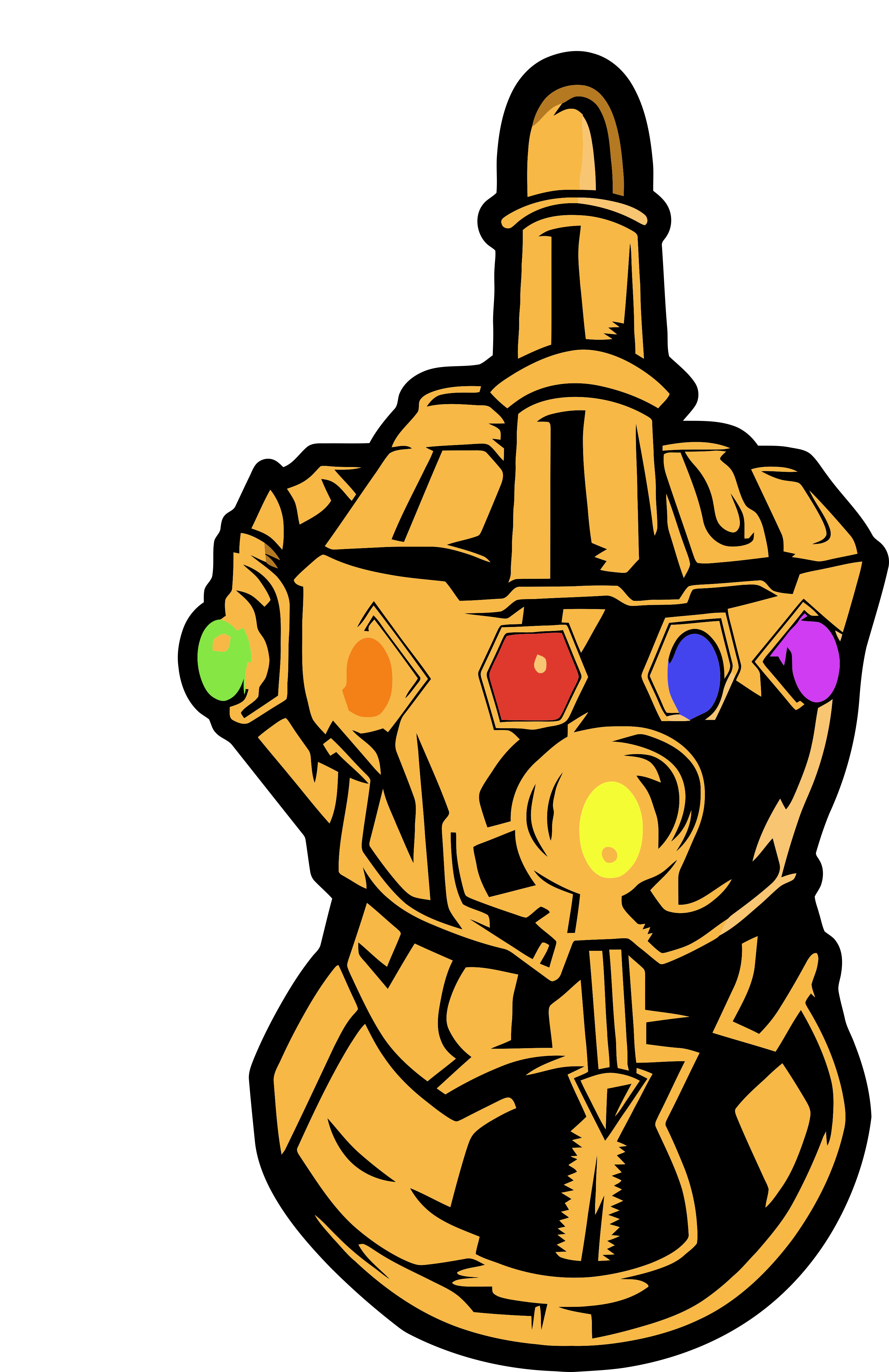 Avengers P3 13 Sticker Outline Svg File Free Vectors